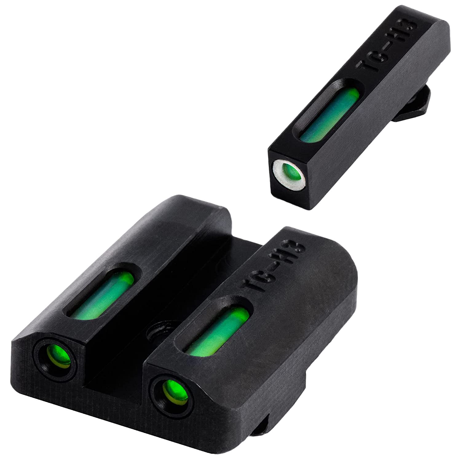 TRUGLO TFX Pro Handgun Sight - Durable Shock-Resistant Compact Tritium & Fiber Optic Sight for Pistols - High Visibility Day & Night Sights for Glock, Sig Sauer, 1911 - Perfect for Home Defense, Tactical Training & Concealed Carry