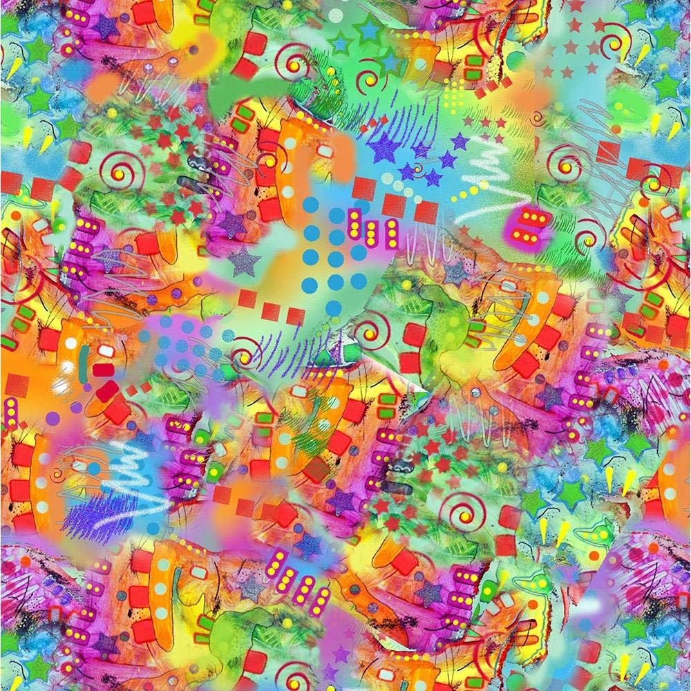 Sykel Fabrics Dog Days Do Dads Blender - High-Quality Fabric Blender for DIY Crafts, Sewing & Quilting Projects - Perfect for Home Decor, Clothing & Accessories
