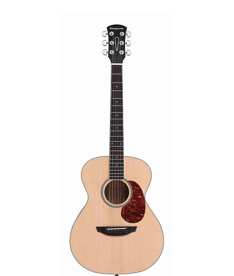 Orangewood Dana Mini Travel Acoustic Guitar - 3/4 Size with Spruce Top | Perfect for Kids, Beginners & Traveling Musicians | Compact & Portable for Camping, Road Trips & Small Spaces