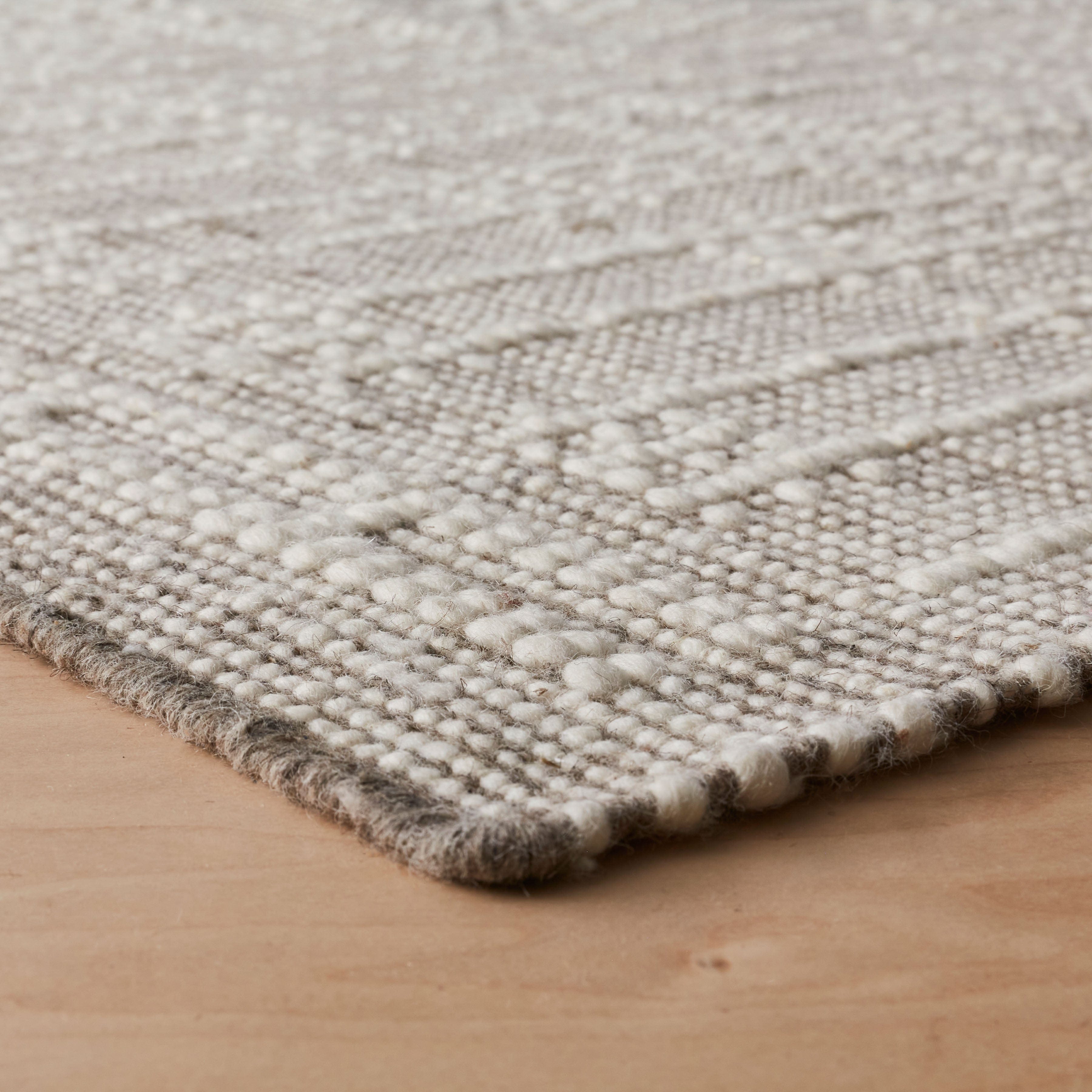 Ekani Handwoven Area Rug - Soft Bohemian Style Jute Rug for Living Room, Bedroom, or Nursery - Eco-Friendly Home Decor