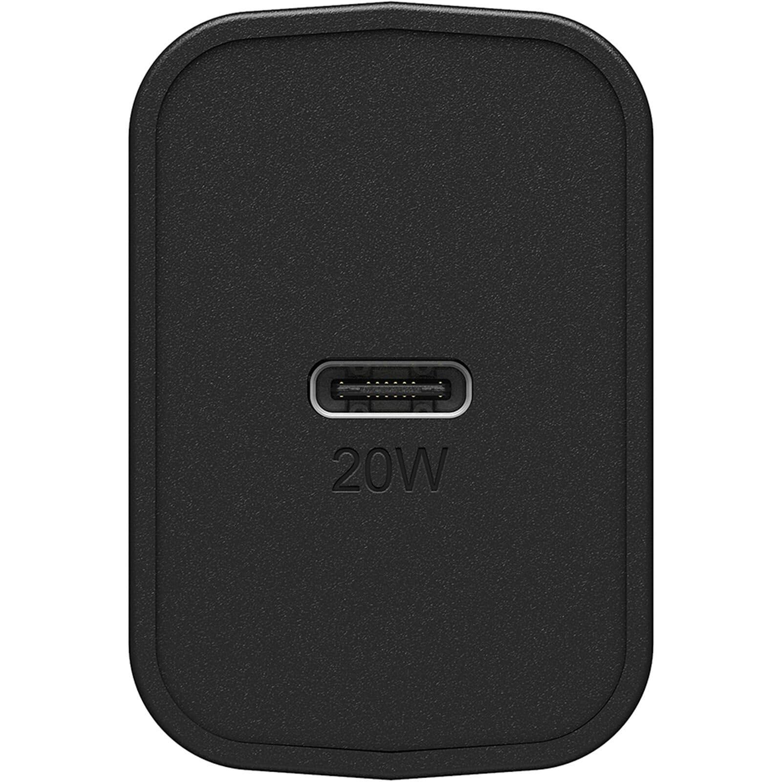 OtterBox 20W Fast Charge USB Wall Charger - Black | Quick Charging for iPhone, Android, Samsung | Perfect for Home, Office & Travel