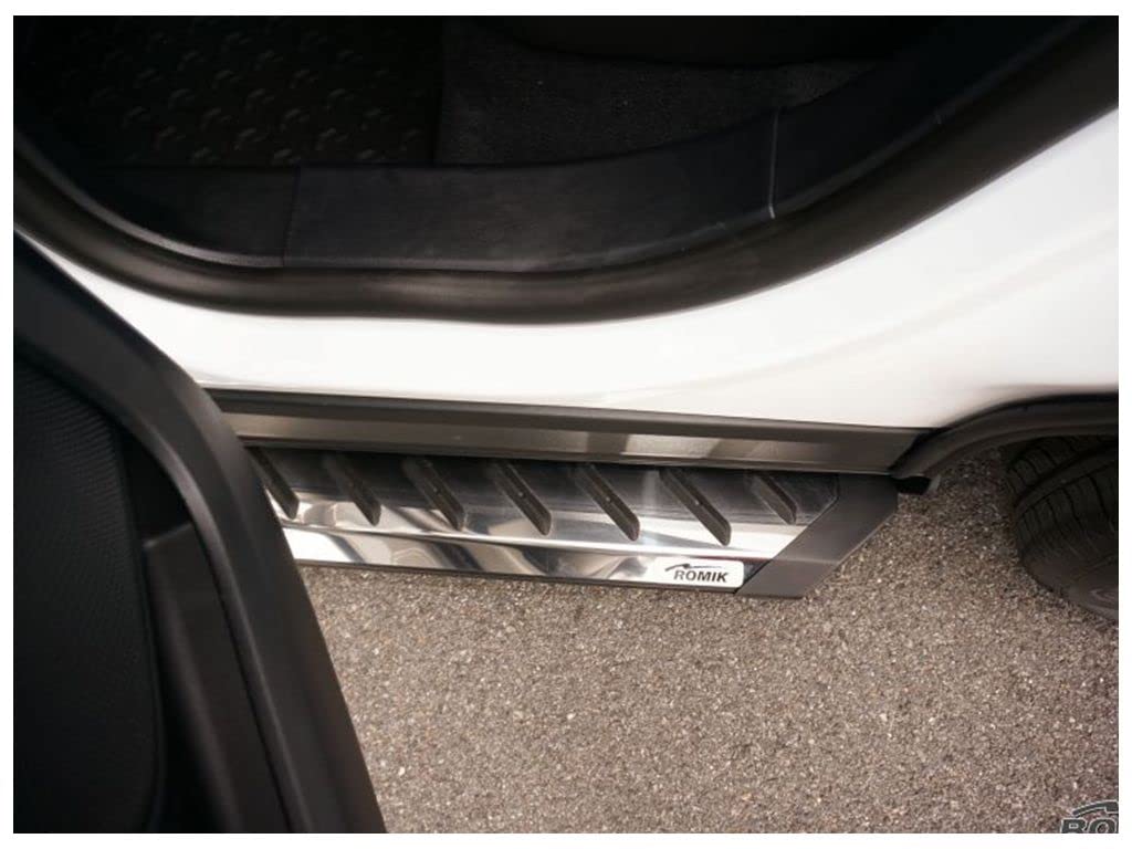 Romik® RZR SUV Running Boards & Side Steps for Ford Bronco Sport (2021-2023) - Heavy Duty Aluminum Nerf Bars with Non-Slip Surface - Perfect for Off-Roading, Camping & Daily Use