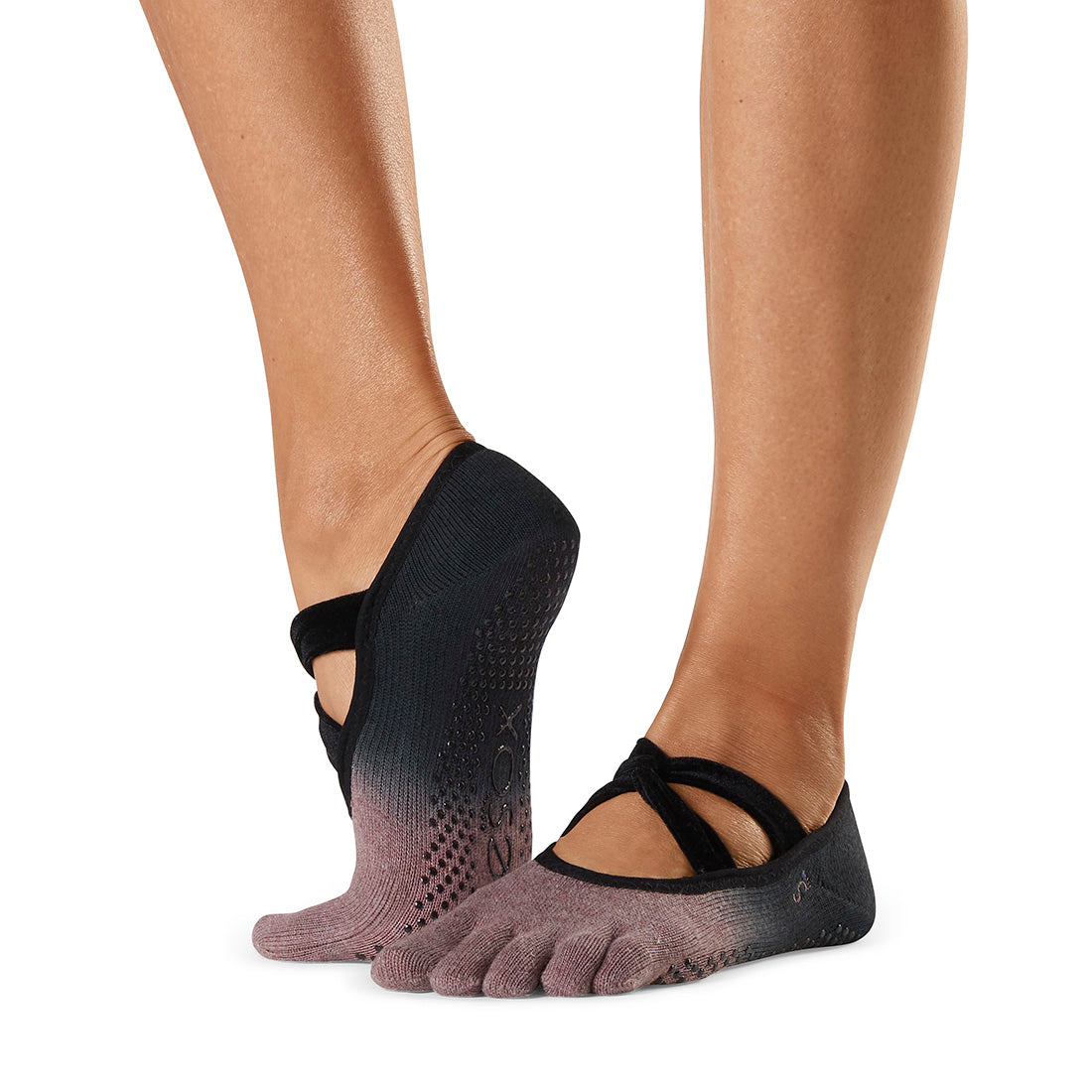ToeSox Ivy Grip Socks - Non-Slip Yoga Socks for Women with Toe Separation | Ideal for Pilates, Barre & Dance Workouts
