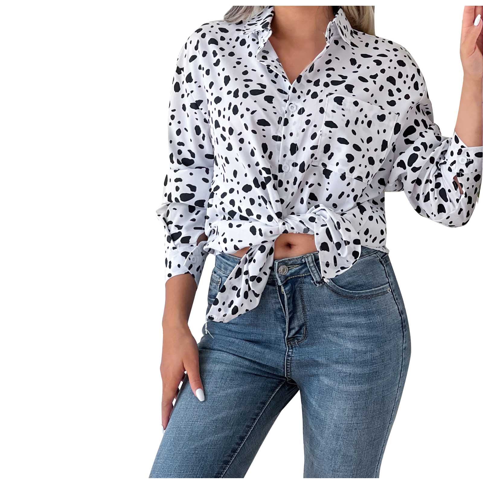 Women's Summer Casual Long Sleeve Crewneck T-Shirt - Loose Fit Flowy Blouse Top for Women | Perfect for Beach Outings, Weekend Brunch & Everyday Comfort Wear