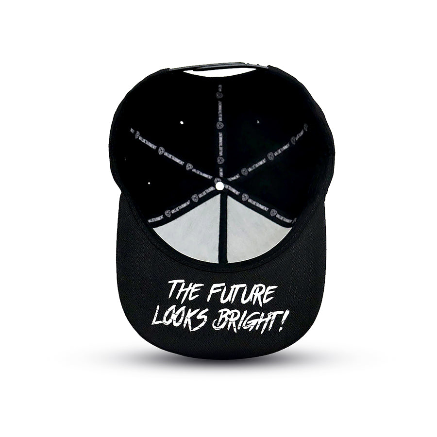 Stylish Black & White Flat Brim Snapback Hat - Trendy Unisex Baseball Cap for Men & Women - Perfect for Streetwear, Hip Hop Fashion & Outdoor Activities