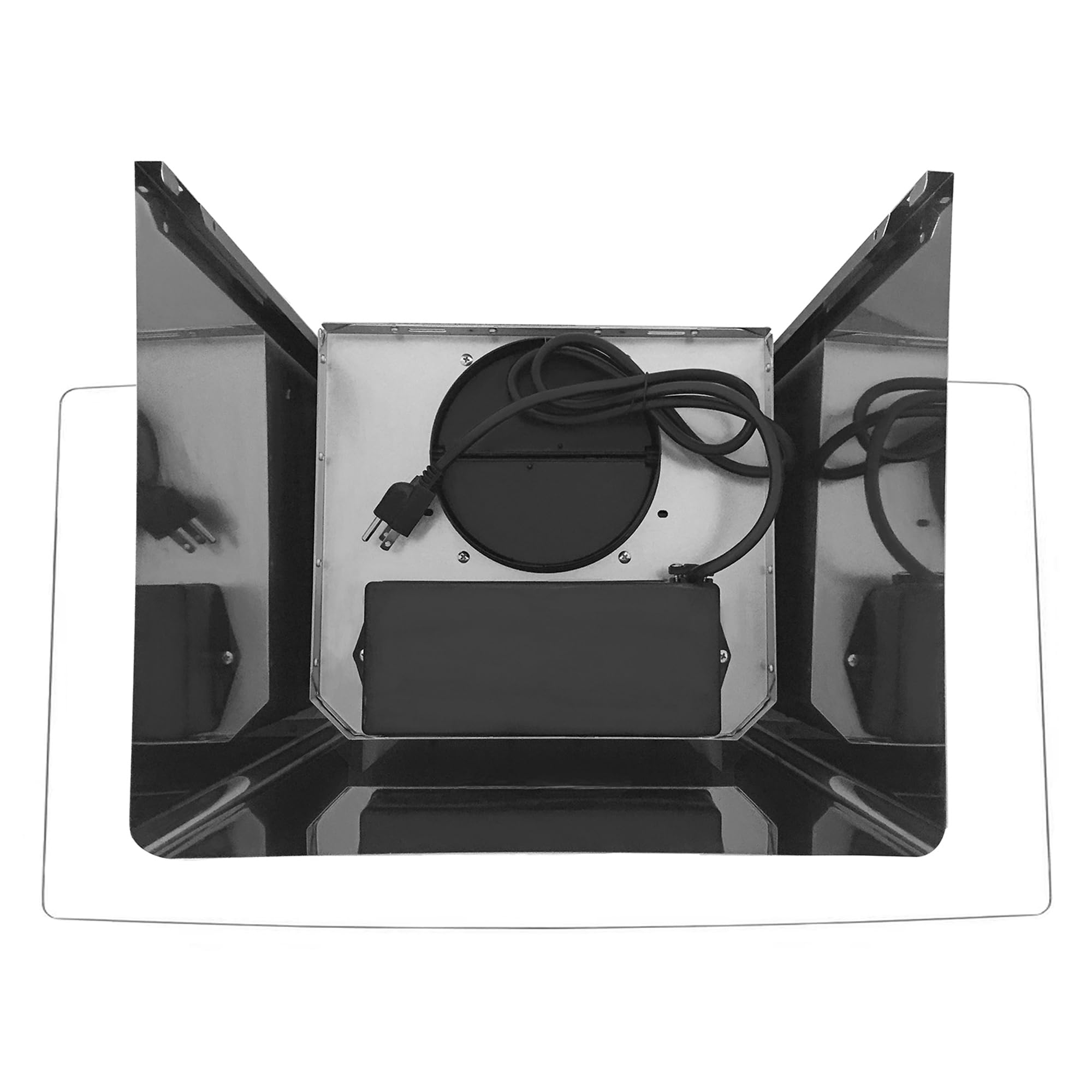 COSMO COS-668A900 36 Inch Stainless Steel Wall Mount Range Hood - 380 CFM Ducted Ventilation with LED Lights & Button Controls | Perfect for Modern Kitchens, Cooking Ventilation & Smoke Removal