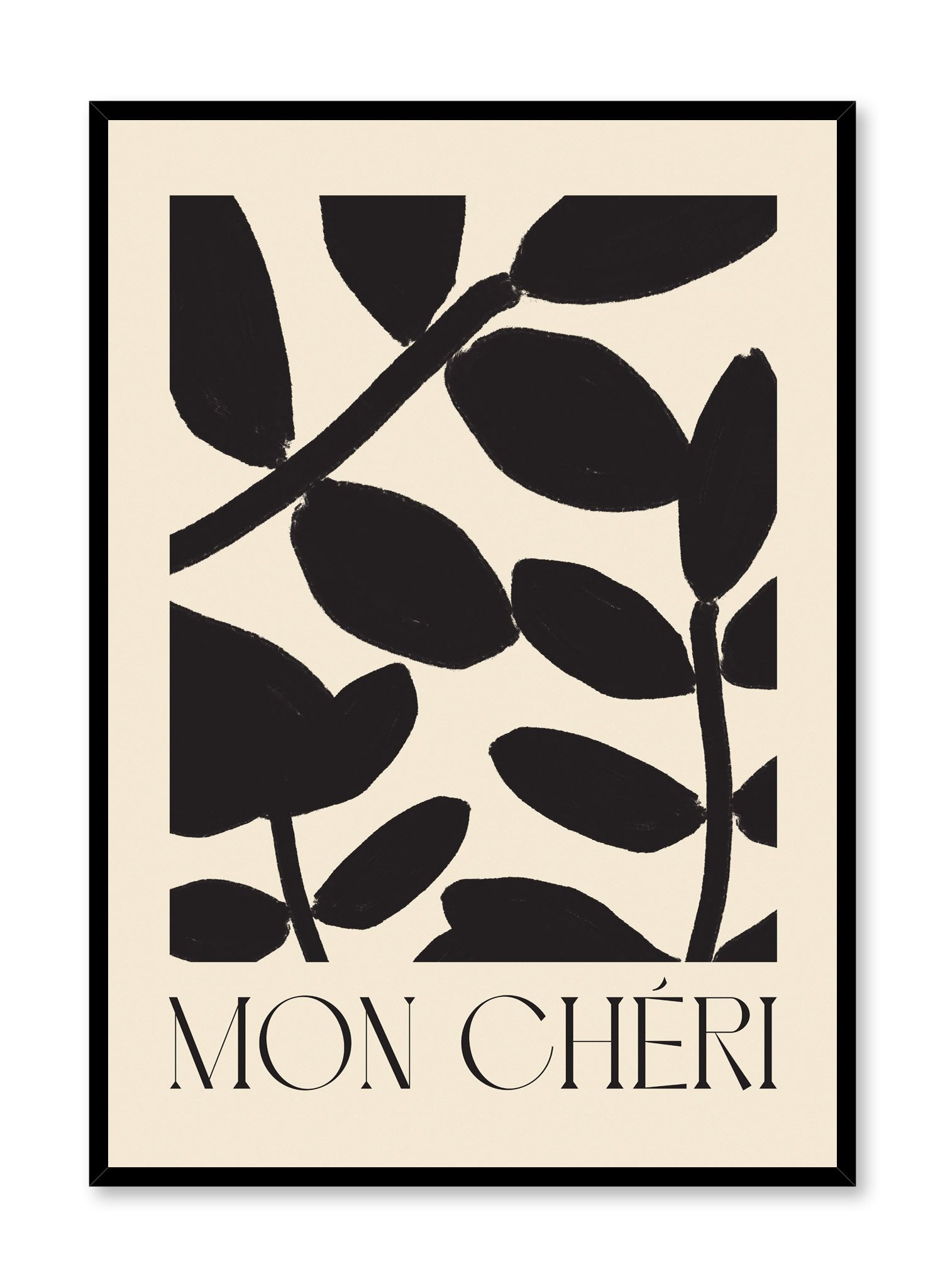 Mon Cheri Vintage Poster - High-Quality Wall Art Decor for Living Room, Bedroom & Office - Perfect Gift for Home & Office Decoration