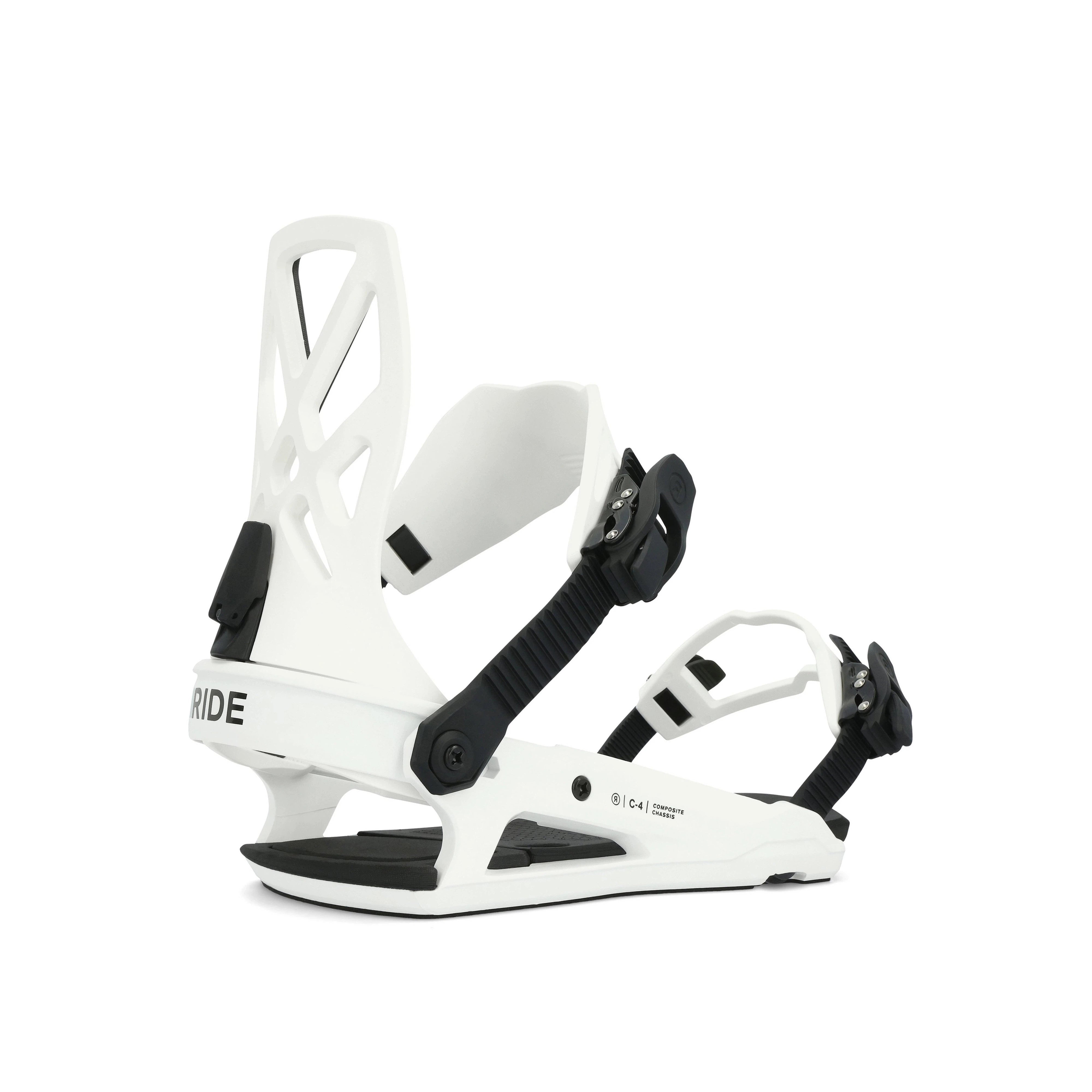 2025 Ride C 4 Snowboard Bindings - High Performance Snowboard Bindings for All-Mountain & Freestyle Riding | Perfect for Powder, Park & Backcountry Adventures
