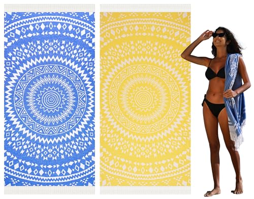 2 Pack Blue Mandala Yellow Mandala