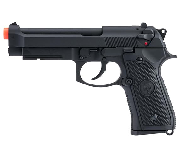 KJW Full Metal M9A1 CO2 Gas Blowback Airsoft Pistol - Black | Realistic Replica for Training & Tactical Games | Perfect for Airsoft Battles, Military Simulation & Target Practice
