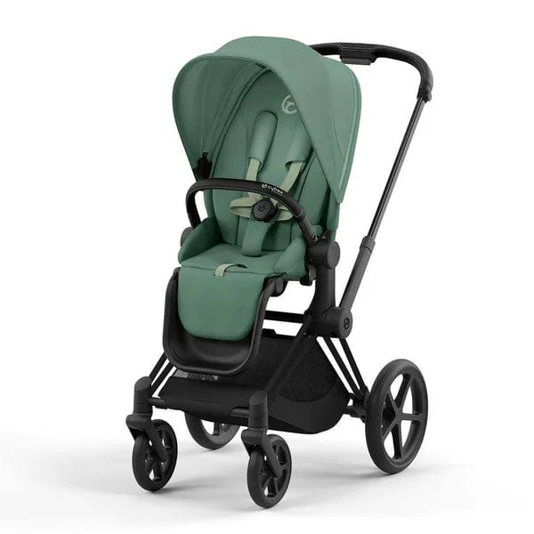 Cybex Priam 4 Complete Stroller - Matte Black/Black | Premium Baby Stroller with All-Wheel Suspension | Perfect for City Walks & Outdoor Adventures