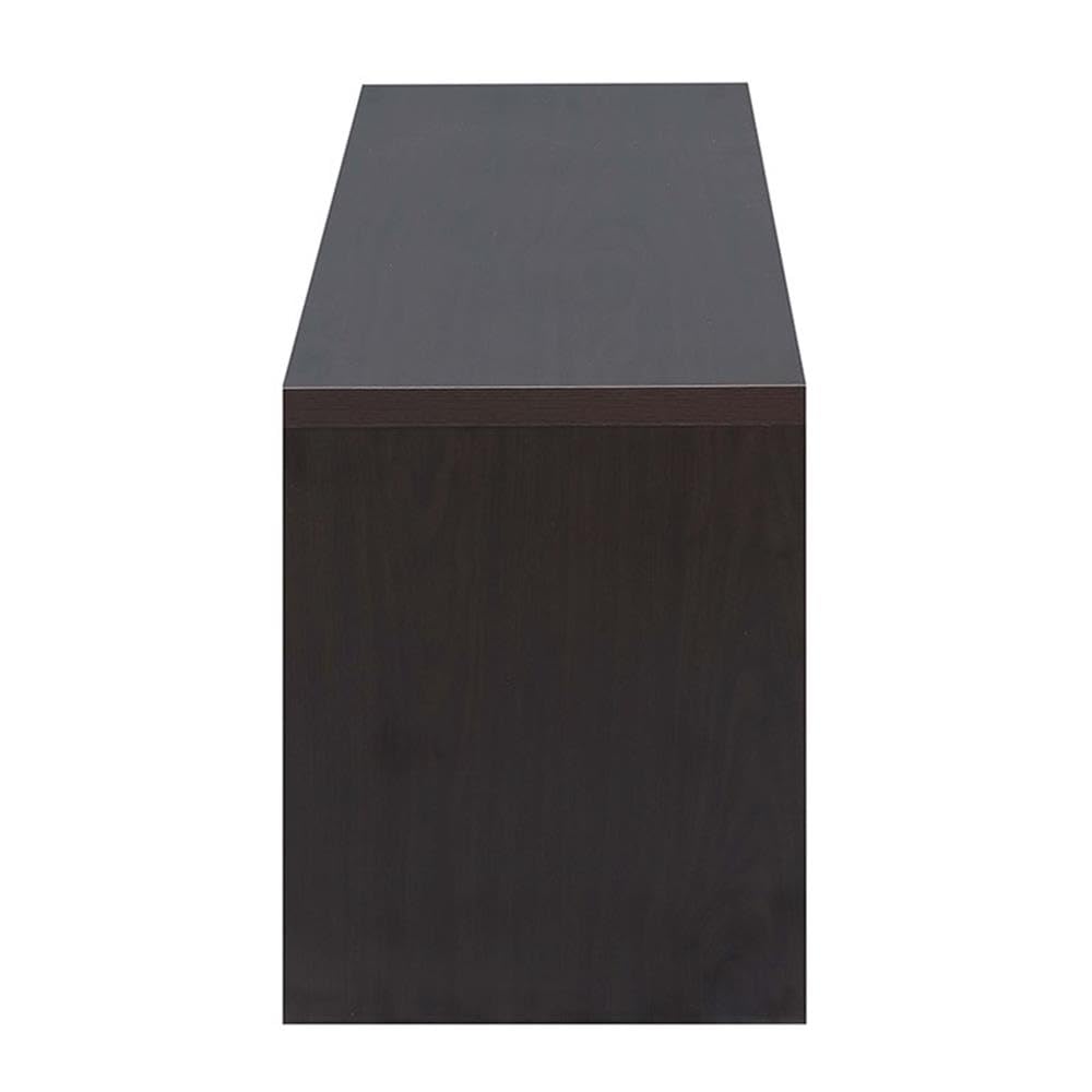 Pemberly Row 60 Inch TV Stand Entertainment Center Console - Espresso Finish for Living Room, Home Theater & Media Storage