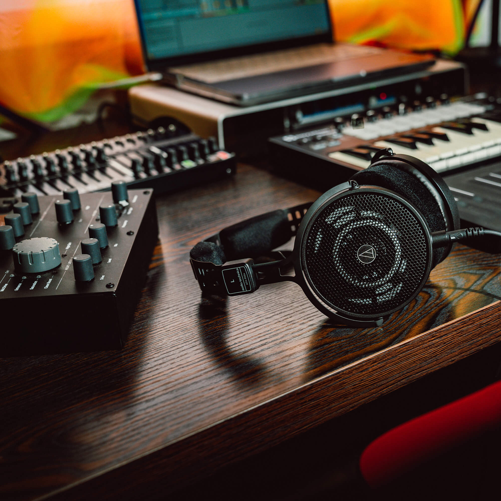 Audio Technica ATH-R50x Open-Back Studio Reference Headphones - Professional Over-Ear Headphones for Music Production, Mixing & Audiophile Listening