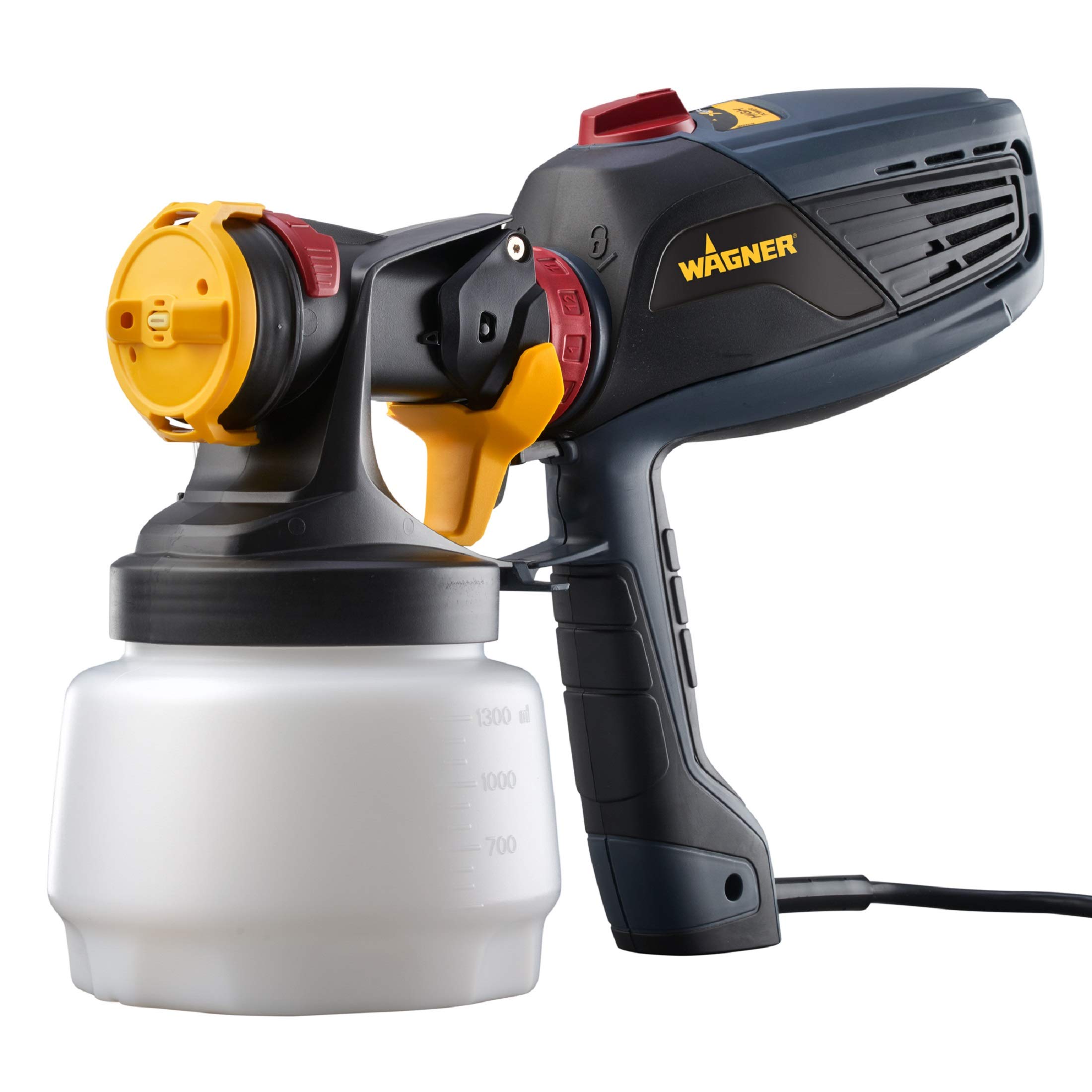 Wagner Spraytech 0529011 FLEXiO 570 HVLP Handheld Paint Sprayer for Unthinned Latex - iSpray Nozzle Included - Fully Adjustable for DIY, Furniture, Cabinets & Home Projects