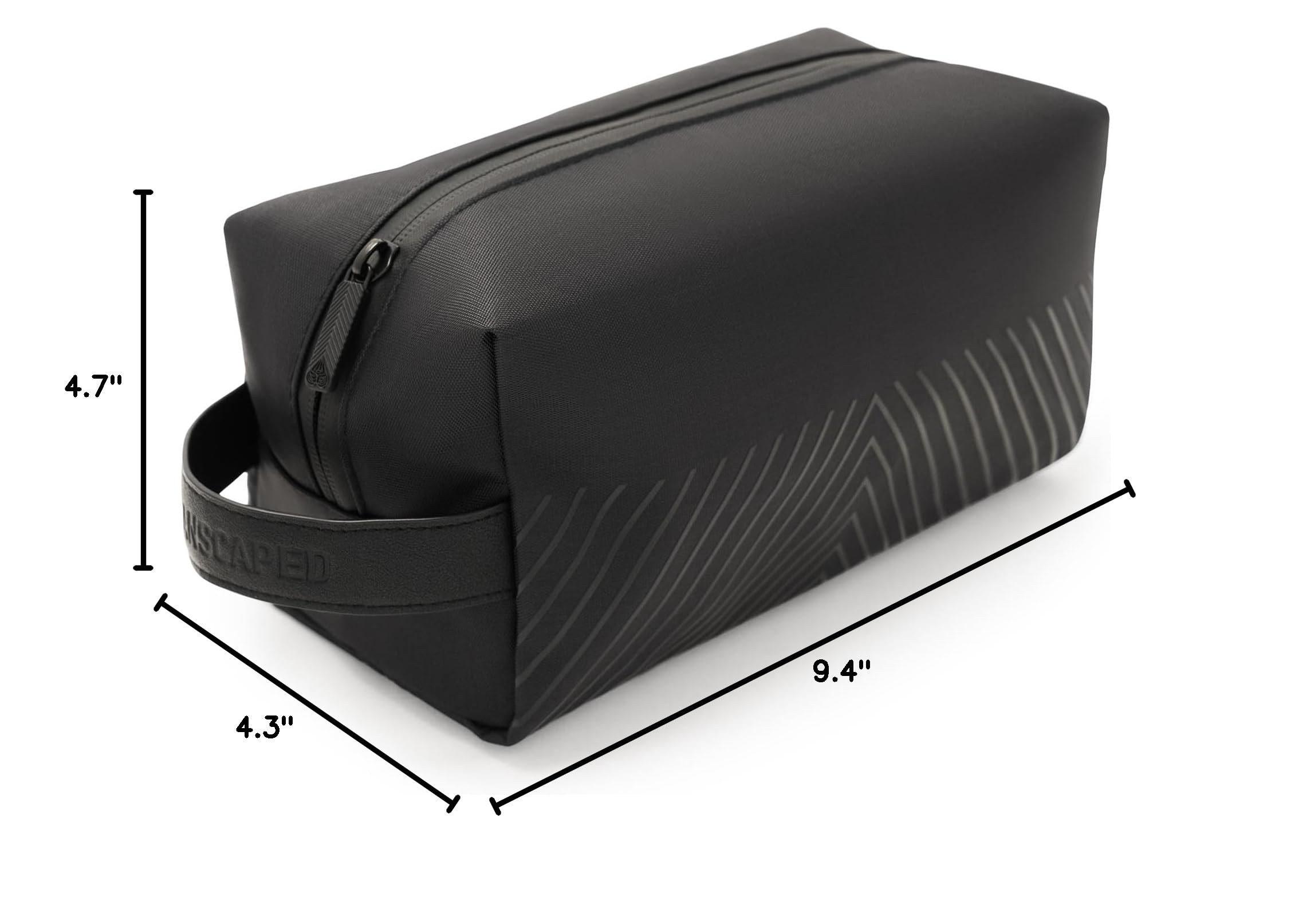 MANSCAPED® The Shed 2.0 Men's Travel Toiletry Bag - Water-Resistant Dopp Kit for Grooming Tools & Accessories | Premium Quality, Stylish Organization | Perfect for Travel, Gym & Business Trips