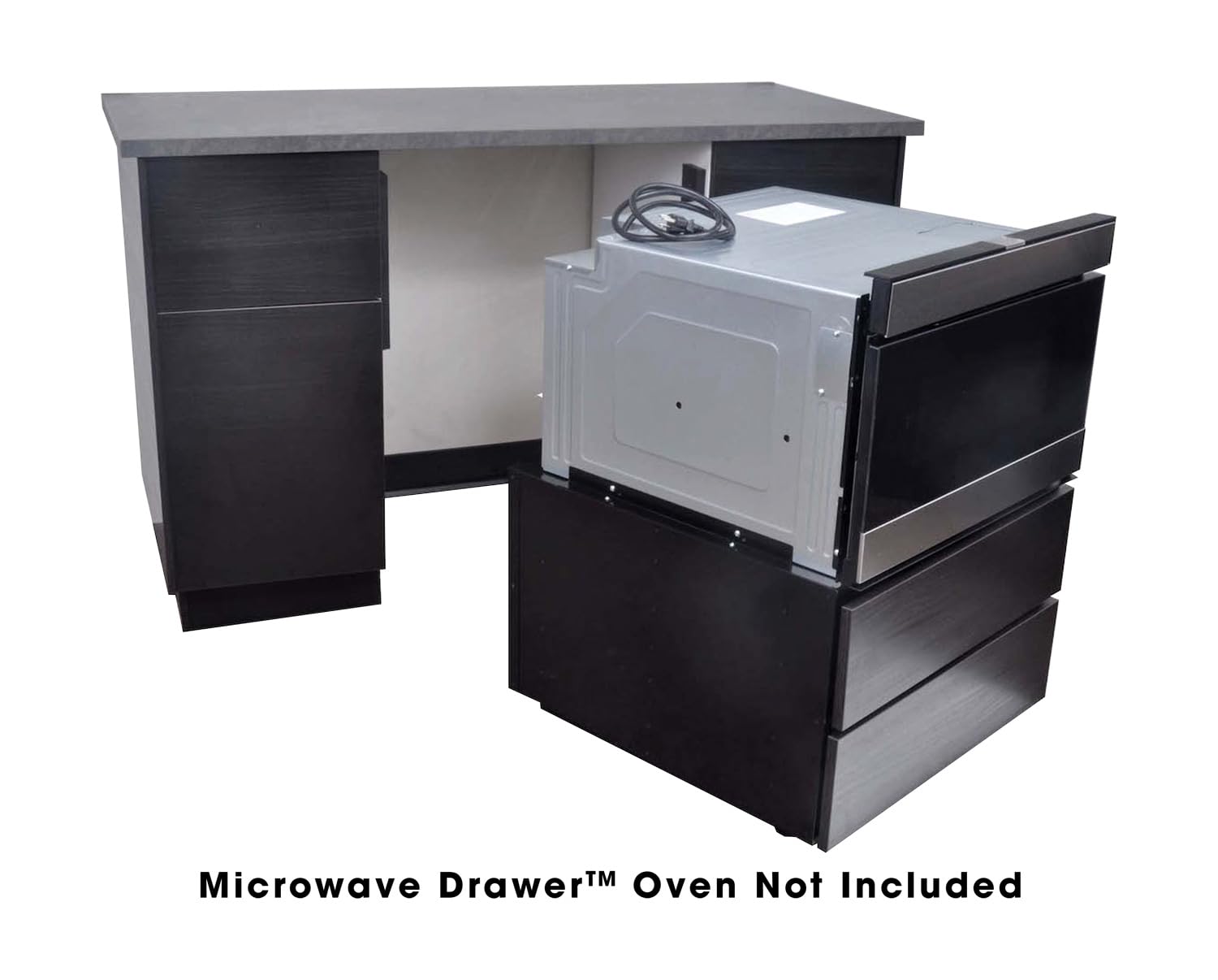 Sharp SKMD24U0ES 24-Inch Stainless Steel Under Counter Microwave Drawer Oven - Built-in Kitchen Appliance for Modern Homes, Perfect for Small Spaces & Apartment Living