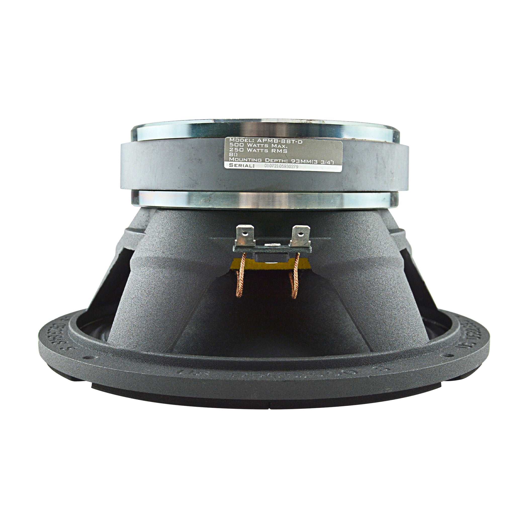 APMB 8BT D Bullet Series 8-Inch Low Mid Frequency Loudspeaker - Professional Outdoor PA System & Stage Performance Speaker