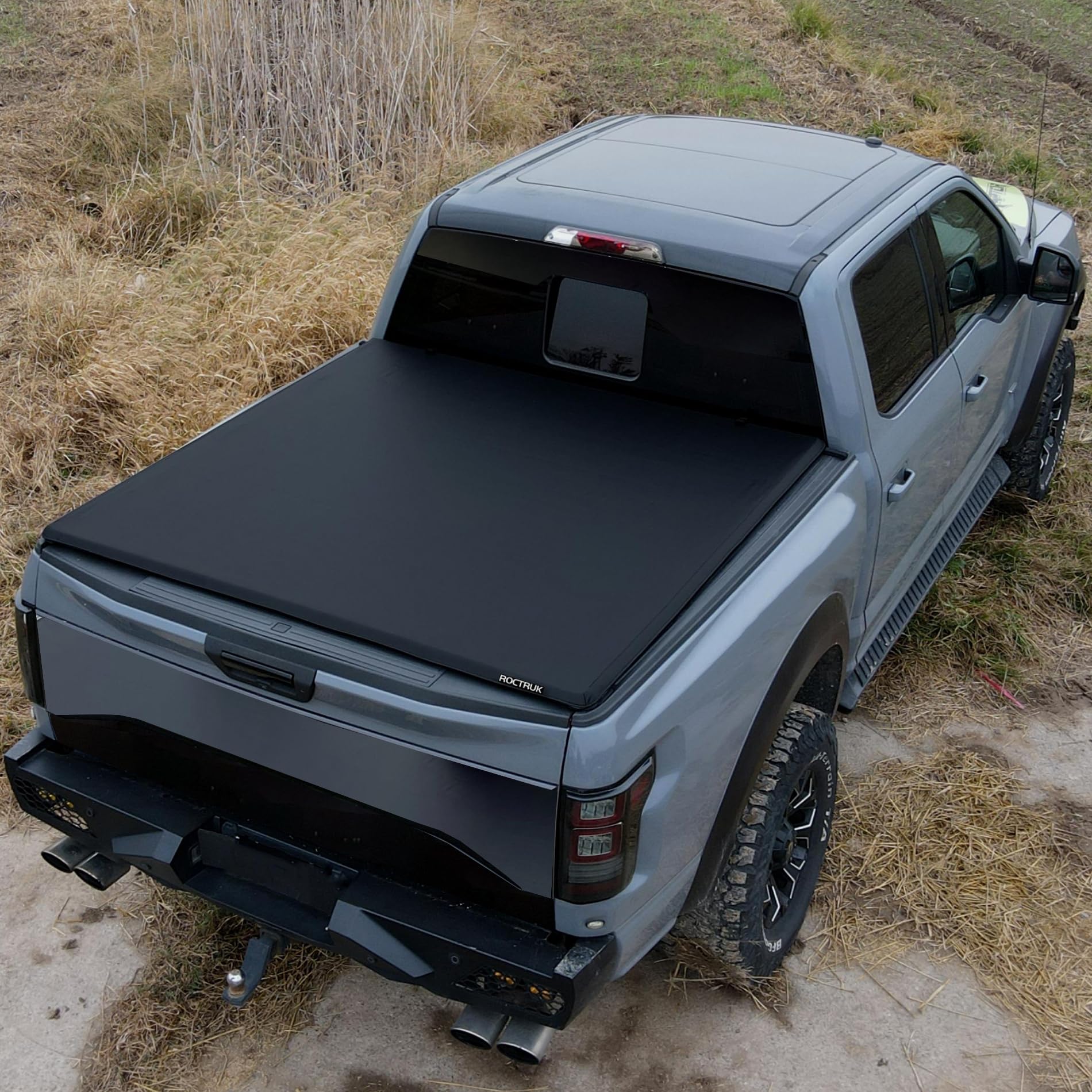 2019-2025 Ford Ranger Short Bed 5' Vinyl Soft Roll Up Tonneau Cover | Waterproof & Durable Truck Bed Cover for Styleside Pickup | Perfect for Camping, Hauling & Outdoor Adventures