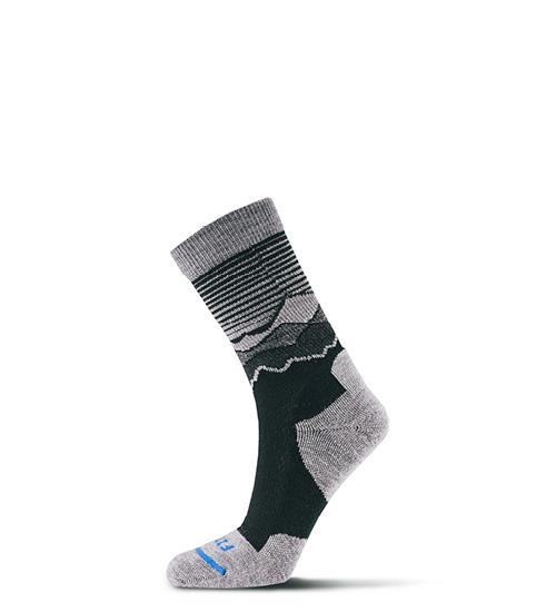 Light Hiker Solid Crew Socks - Durable Hiking Socks for Men & Women - Perfect for Outdoor Adventures, Camping & Trail Running