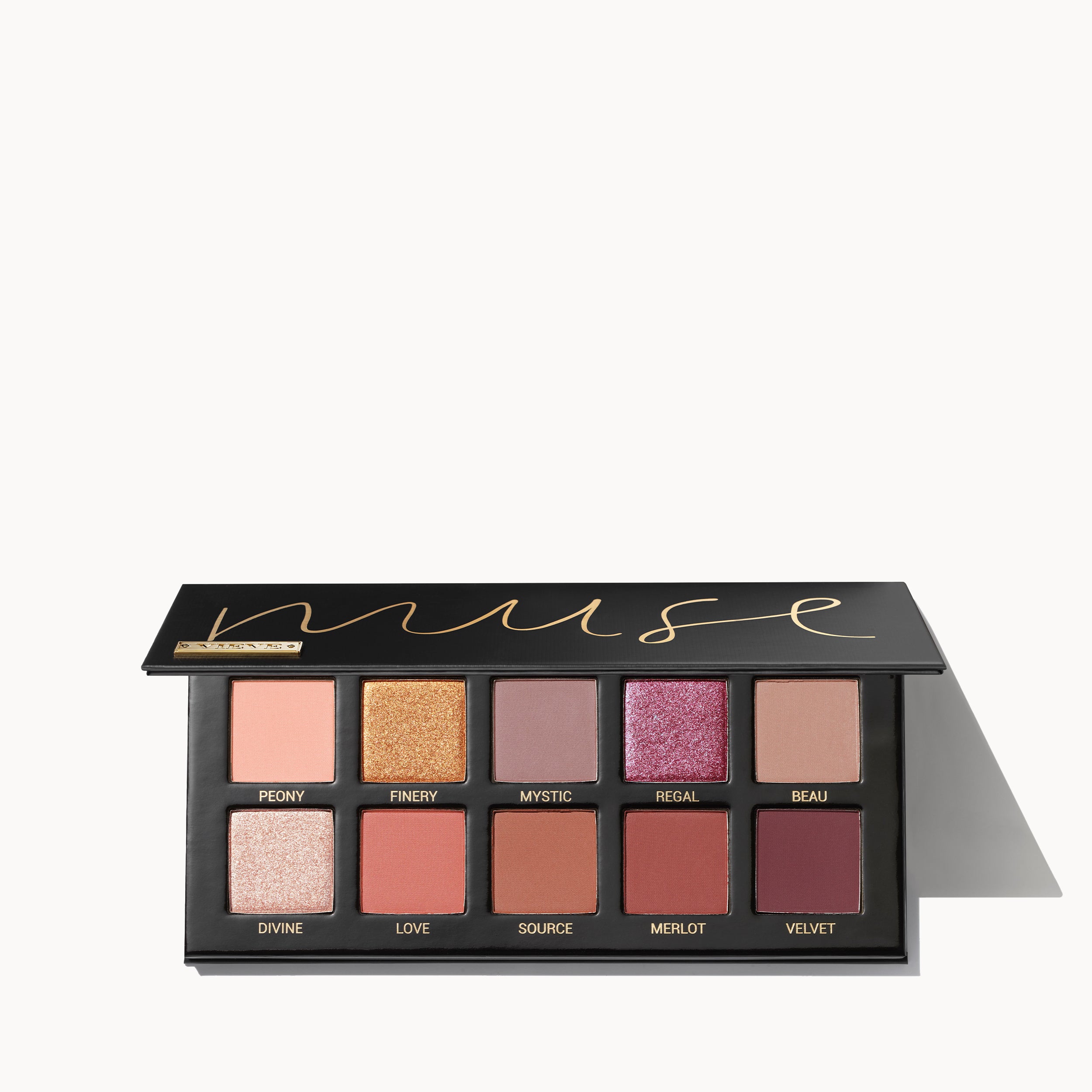 The Muse Eyeshadow Palette - 12 Highly Pigmented Matte & Shimmer Eyeshadows for Stunning Eye Makeup | Perfect for Day to Night Looks, Parties & Special Occasions
