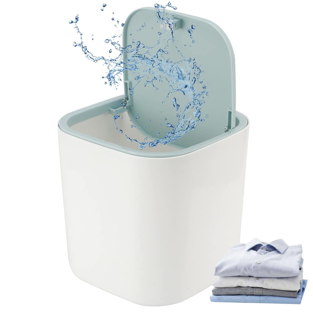 3.8L Portable Electric Washing Machine - USB Rechargeable Mini Washer for Underwear, Socks & Small Clothes | Compact Laundry Solution for Apartments, Dorms, Camping & Travel