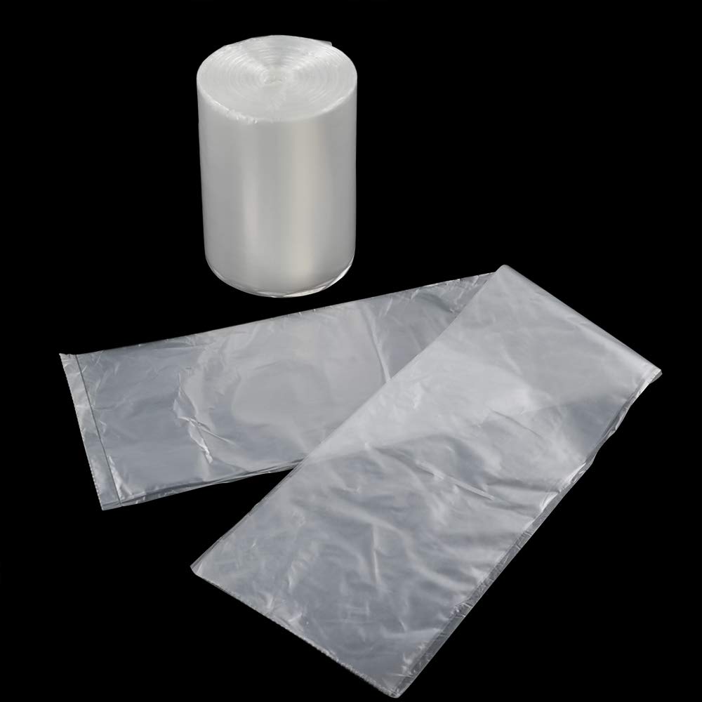 220 Counts Small Trash Bags, 3 Gallon Clear Garbage Bags - 2 Rolls for Bathroom, Office, Kitchen Waste Disposal & Small Trash Cans