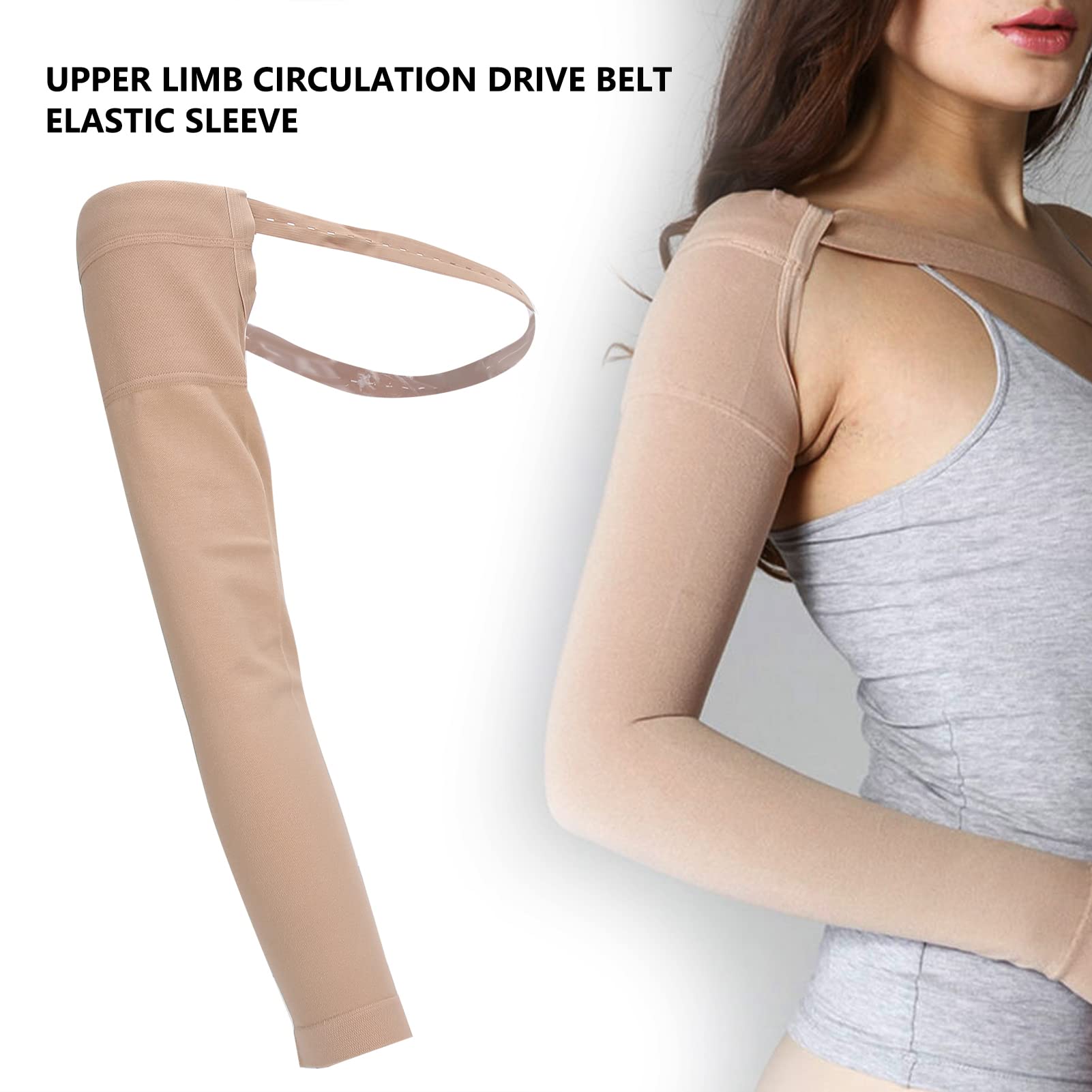 Medical Compression Arm Sleeve for Lymphedema Relief - Post Mastectomy Recovery Sleeve with Elastic Support for Arm Swelling (XL) - Ideal for Daily Wear, Exercise & Post-Surgery Comfort