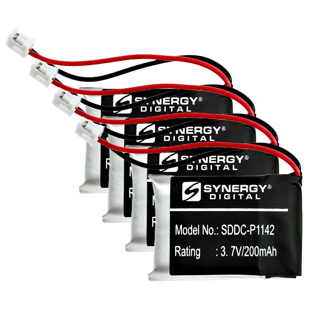 Synergy Digital Dog Collar Batteries - 4 Pack SDDC-P1142 Replacement Batteries for SportDOG SD-425 Training Collar | Long-Lasting Power for Outdoor Hunting & Dog Training Sessions