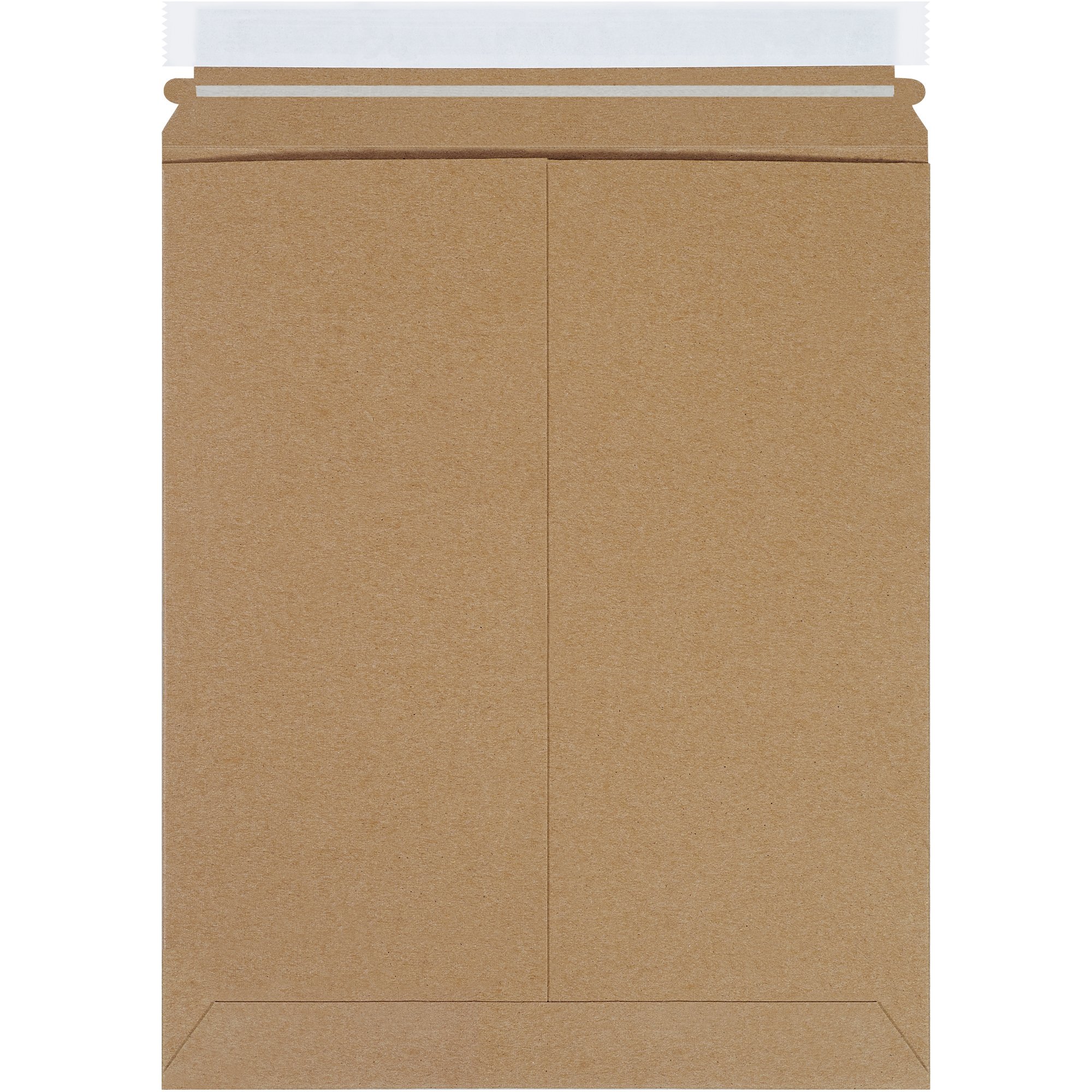 Tape Logic 11 x 13 1/2 Inch Stayflats Rigid Flat Mailers - Kraft Brown (100 Pack) | Photo & Document Mailers with Peel & Seal Closure | Easy Tear Strip Opening | Perfect for eBay, Etsy & Amazon Shipping