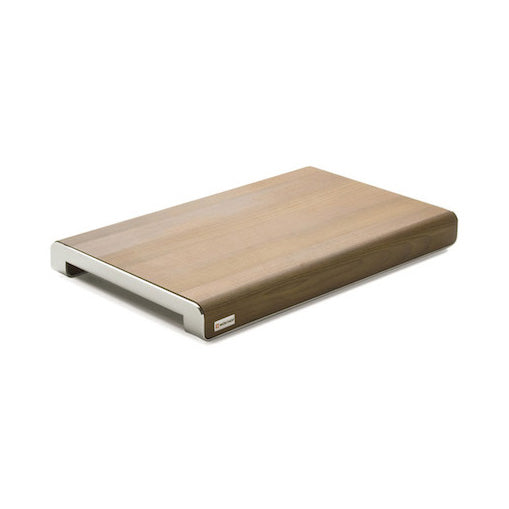 WUSTHOF Premium Thermo Beech Wood Cutting Board with Stainless Steel Handles, 15.5