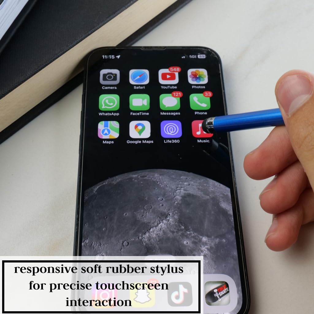 Monteverde USA Poquito Ballpoint Pen with Stylus - Copper Ballpoint Pen with Touchscreen Stylus (MV10262) | Perfect for Note-Taking, Signing Documents & Using Touchscreen Devices