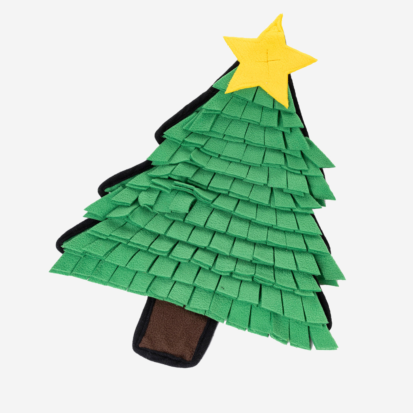 House of Paws Christmas Tree Snuffle Mat - Interactive Dog Puzzle Toy for Mental Stimulation & Treat Hunting - Perfect for Holiday Enrichment & Training (Christmas Gift for Pets)