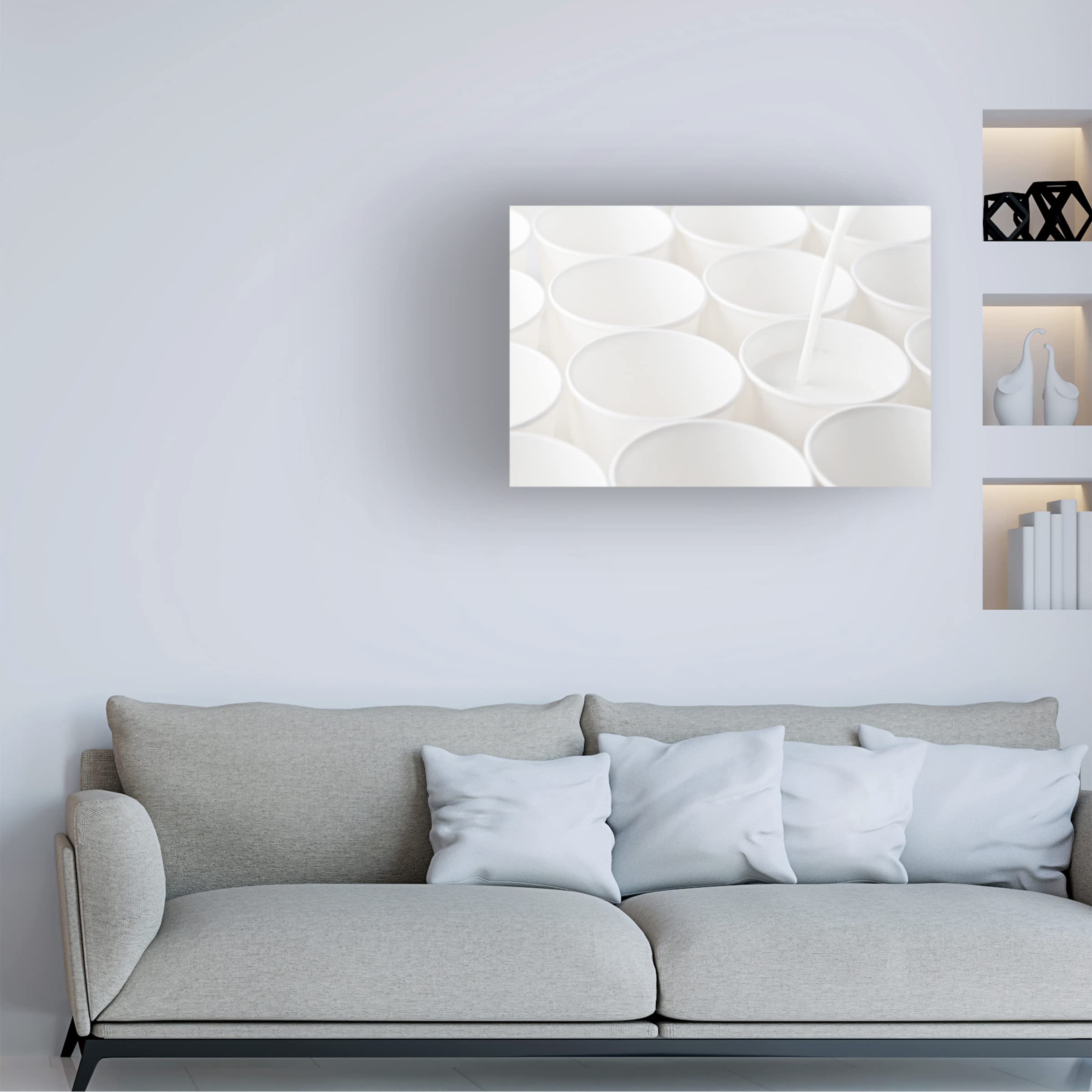 Trademark Fine Art 'Milk' Canvas Print by Suzuhiko Suzuki - Modern Japanese Artwork for Home & Office Decor