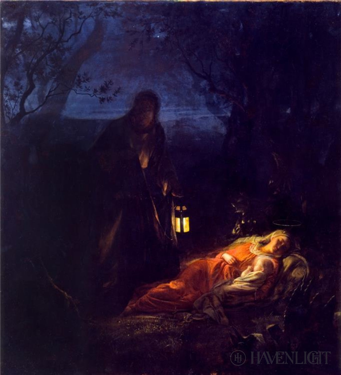 Flight Into Egypt - Religious Wall Art & Home Decor for Living Room, Bedroom, Church