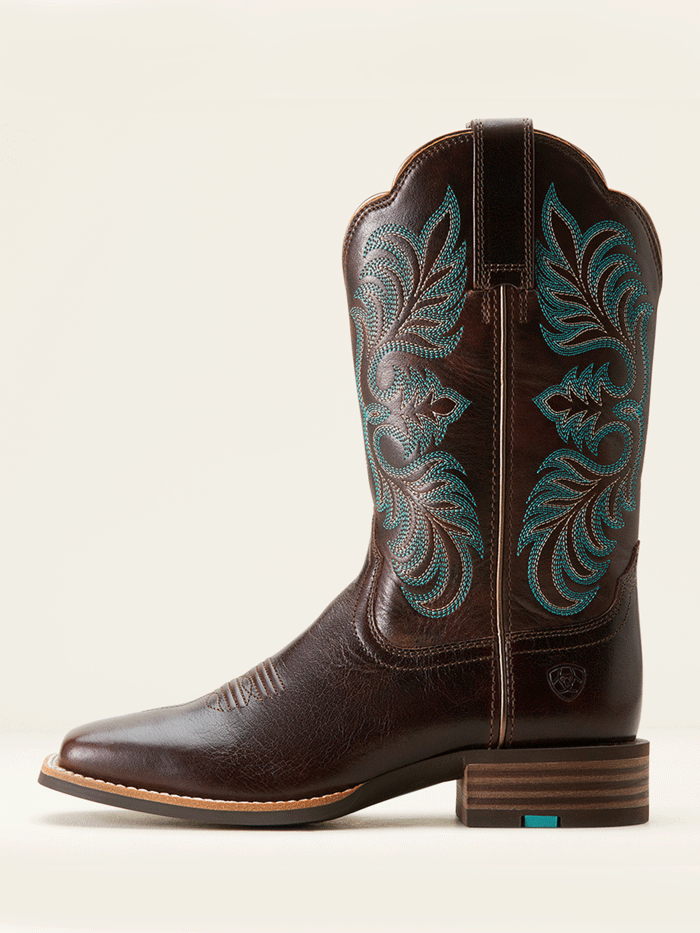 Ariat 10053606 Women's Gillette Western Boots - Arizona Brown Leather Cowgirl Boots for Riding, Country Fashion & Outdoor Activities