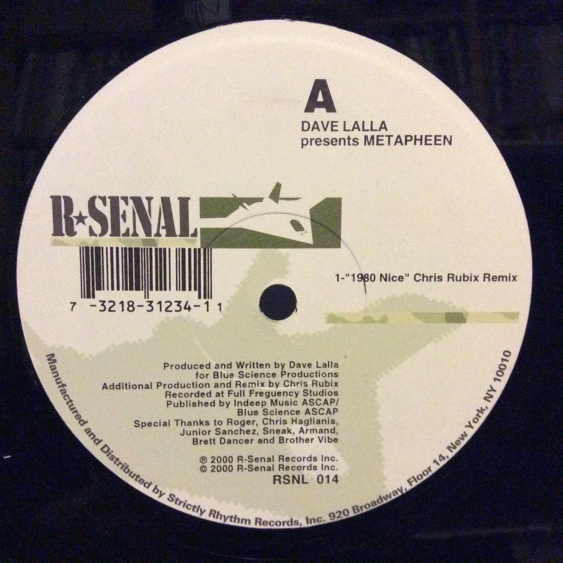 Dave Lalla Metapheen 12 R Senal RSNL 014 - Premium Quality for Professional Use in Music Production & Live Performances