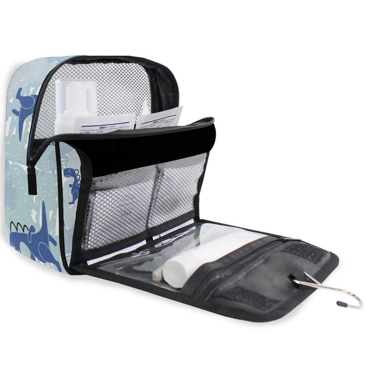 Hanging Travel Toiletry Bag Kit - Waterproof Makeup Case & Cosmetic Organizer for Men & Women - Perfect for Camping, Gym, Business Trips & Vacation Essentials