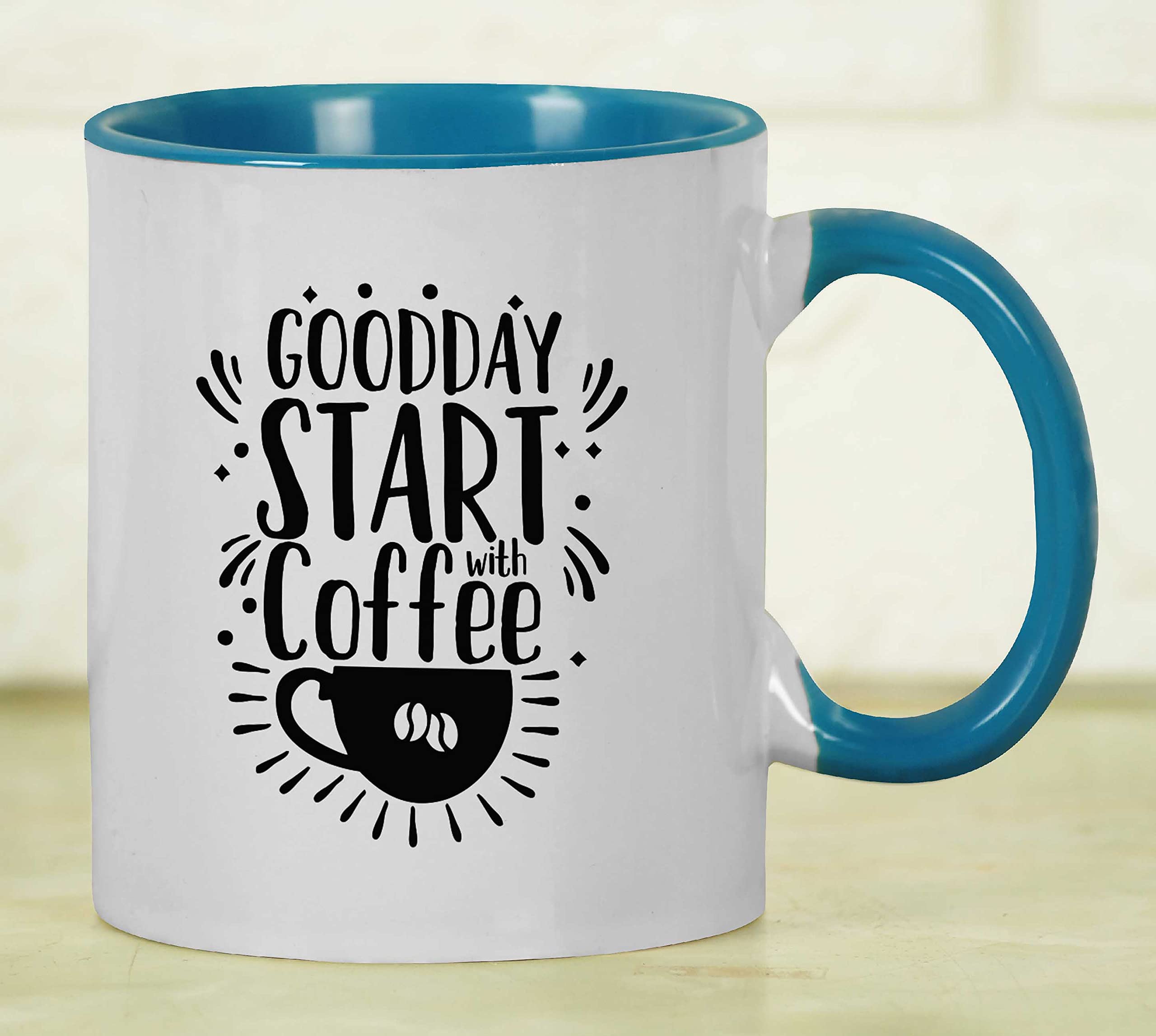 11 Oz Ceramic Coffee Mug - Perfect Gift for Coworkers, Boss & Coffee Lovers - Blue | Ideal for Office, Home & Daily Coffee Breaks