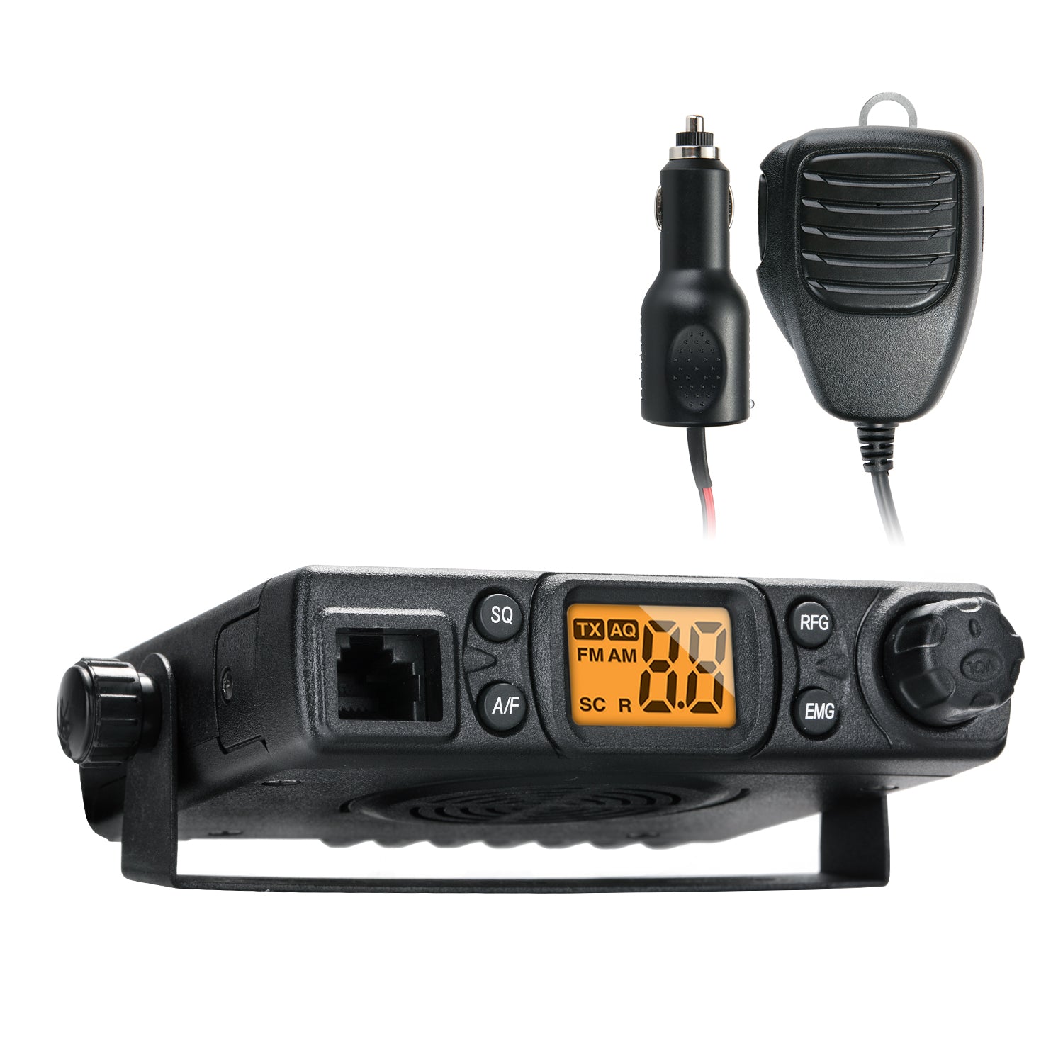 Radioddity CB-27 40/80 Channel AM/FM Mobile CB Radio - 4W Power for Truckers & Off-Road Vehicles | Long Range Communication for Road Trips, Camping & Emergency Situations