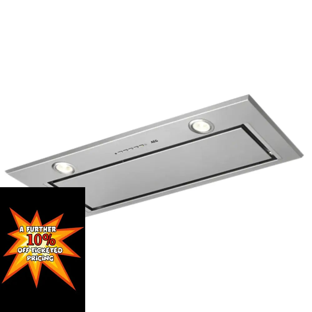 AEG DGE5860HM 77cm Stainless Steel Undermount Range Hood - Powerful Kitchen Ventilation for Smoke & Odor Removal - Perfect for Modern Home Cooking