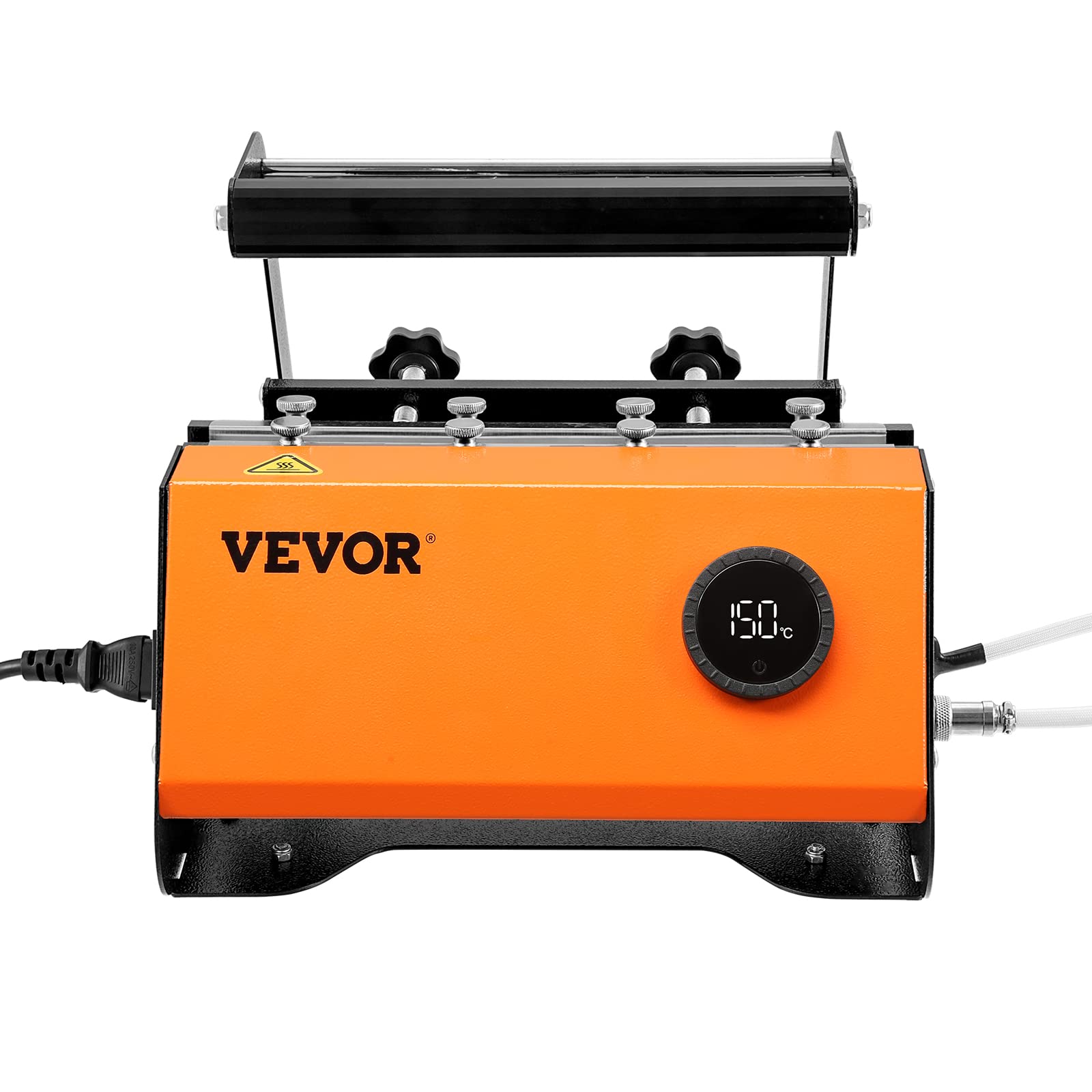 VEVOR Tumbler Heat Press Machine for 20oz-30oz Straight & 11-16oz Skinny Tumblers - Mug Press with Sublimation Paper, Heat Tape & Gloves (Orange) - Perfect for DIY Custom Tumblers, Coffee Mugs & Sublimation Crafts