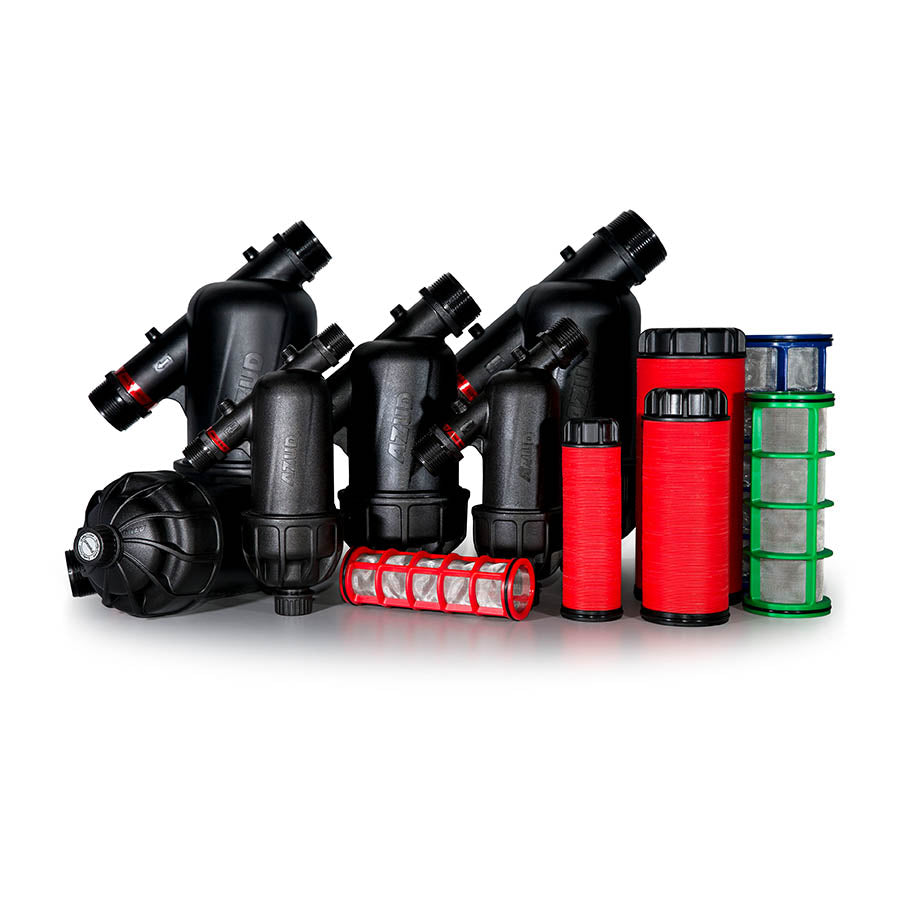 Azud M100 40mm Super 130 Micron Polypropylene Manual Irrigation Screen Filter - Drip Irrigation System, Garden Water Filtration, Agricultural Farming Use