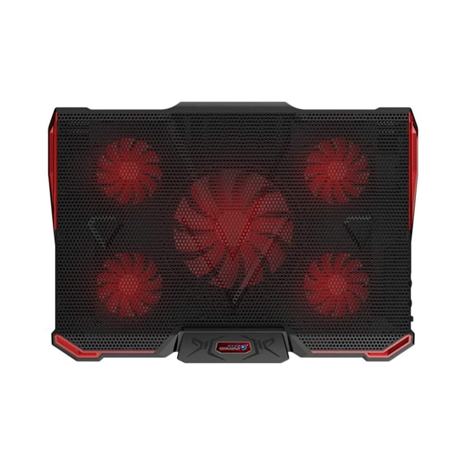 KSDCDF Laptop Cooling Pad with Quiet Fans - Prevent Overheating & Boost PC Performance - Ergonomic Ventilated Stand for Gaming & Work Laptops - Extend Your Laptop's Lifespan - Perfect for Office, Gaming & Home Use