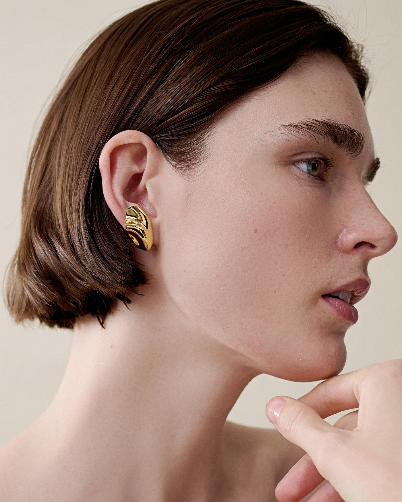 Portia Gold Earrings for Women - Elegant Dangle Hoop Earrings for Party, Wedding & Everyday Wear