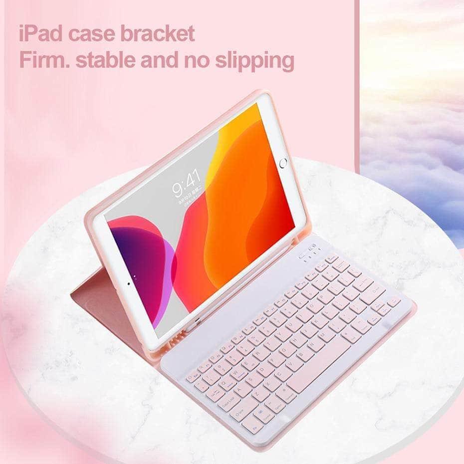 iPad Pro 12.9 Keyboard Case (2021 Model) - Ultra-Slim Bluetooth Keyboard with Smart Cover for iPad Pro 12.9 Inch - Perfect for Work, Study & Travel
