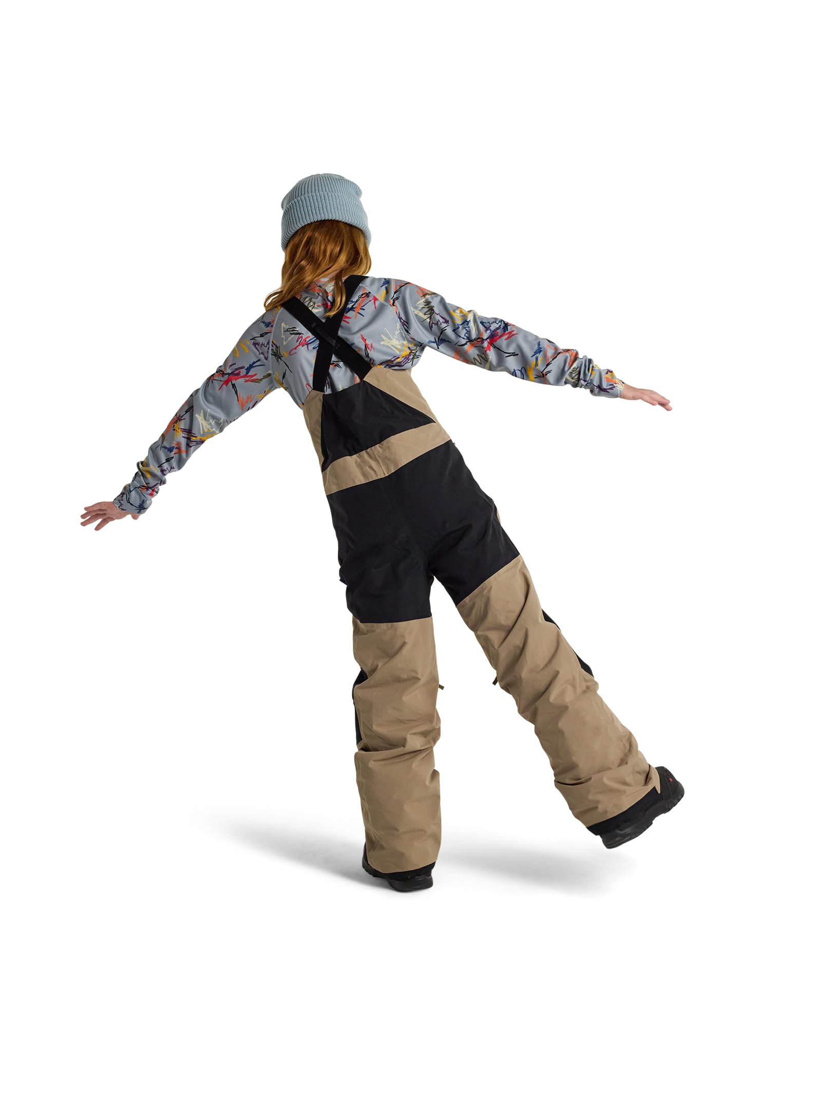 Burton Kids' Skylar 2L Waterproof Snow Bib Pants - Warm & Durable Winter Ski Pants for Boys & Girls - Perfect for Skiing, Snowboarding & Outdoor Winter Activities