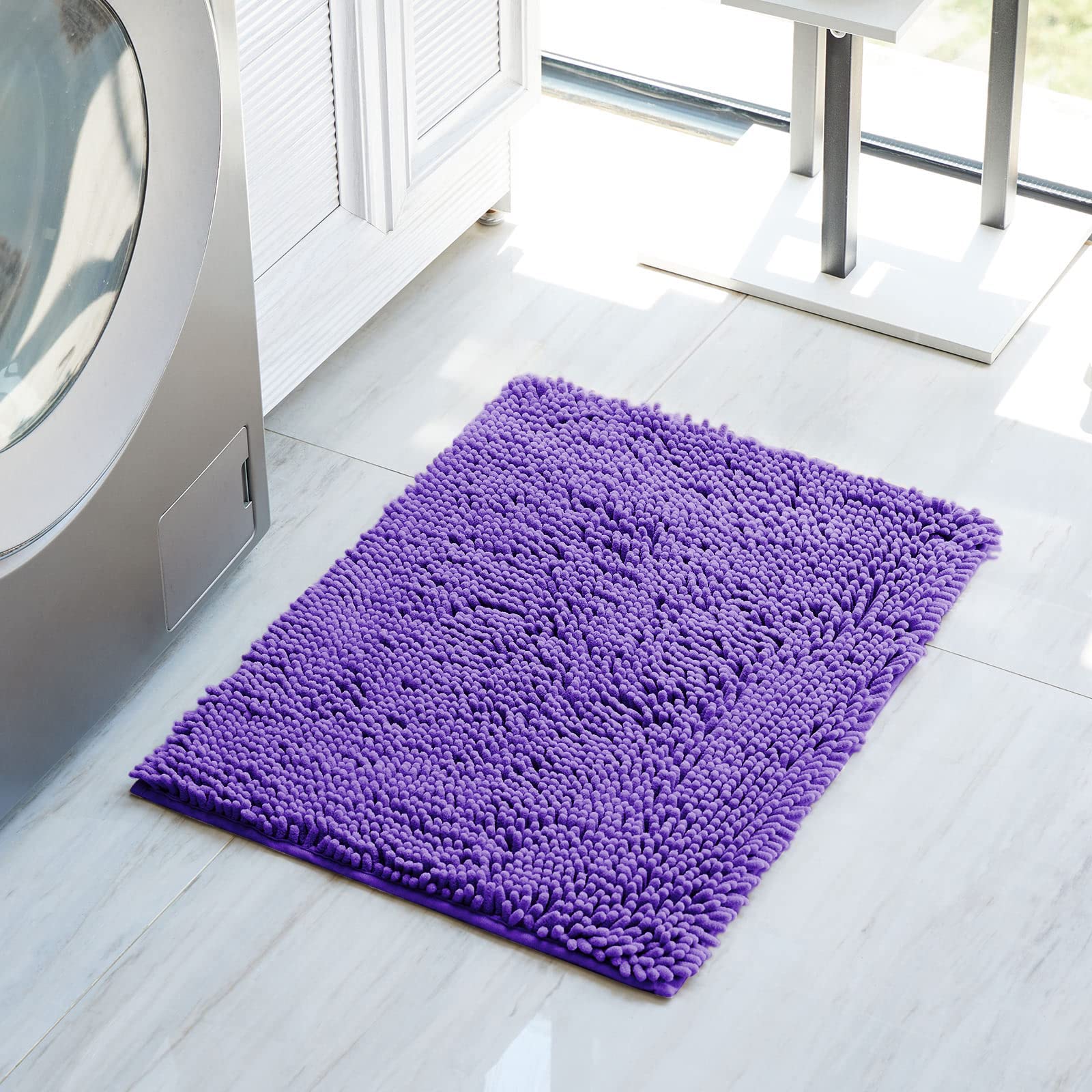 Chenille Soft Plush Bath Rugs for Bathroom - 24