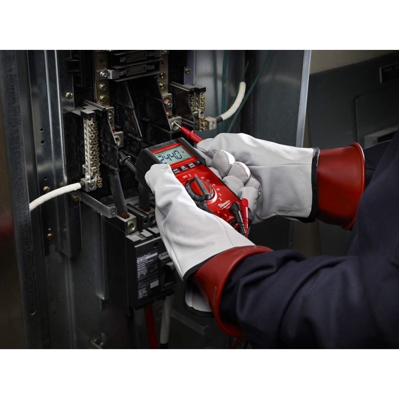 2216 20 Digital Multimeter - Professional Auto-Ranging Multimeter for Electricians, DIY & Home Use - Voltage, Current, Resistance Tester with LCD Display (Perfect for Car Repair, HVAC & Electronics Testing)