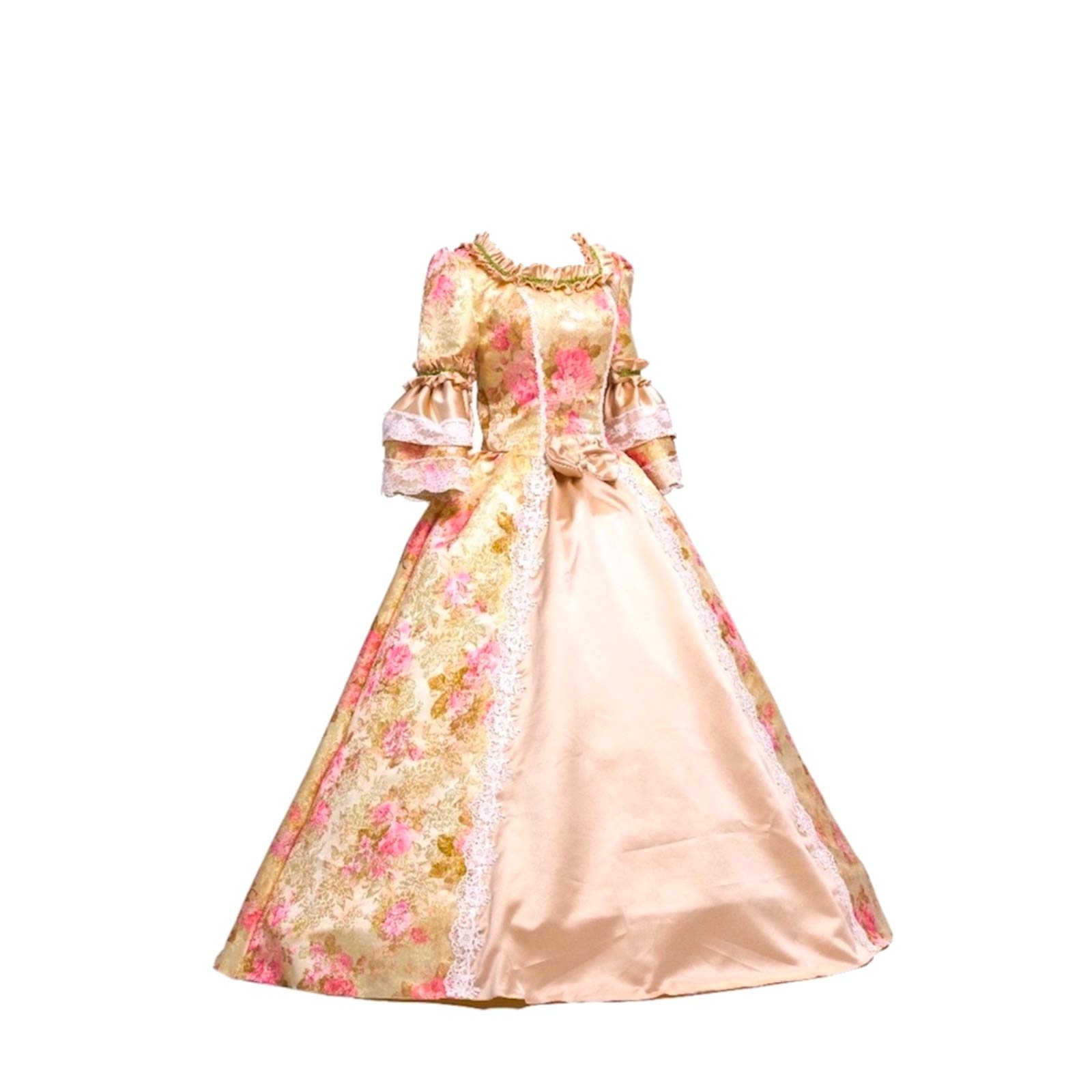 KEMAO Victorian Rococo Dress - Elegant Maiden Costume for Medieval & Renaissance Events | Perfect for Cosplay, Masquerade Balls & Historical Reenactments