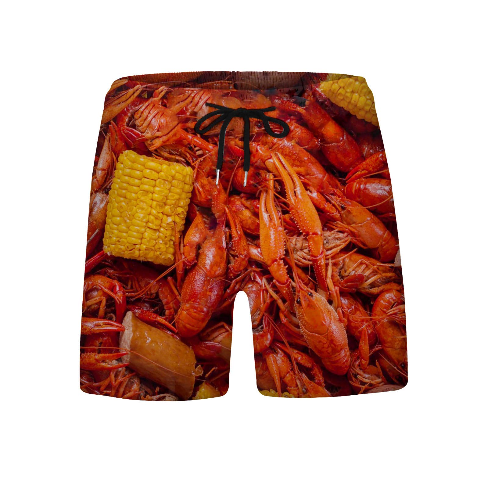 JINMGG Men's 3D Printed Swim Shorts - Quick Dry Summer Beach Shorts with Realistic Design - Perfect for Swimming, Surfing & Outdoor Activities